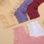 New Lace Seamless Cotton Panties Ribbed Maillard Brazilian Pants LowWaist Women Panties Breathable Girls Underwear Soft Lingerie
