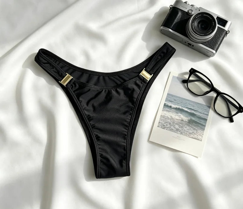 Push Up Bikini Micro Bikinis Set 2026 Womens Swimsuit Sexy Female Thong Swimwear Bathing Suit Solid Thong Biquini Swimming Suits
