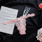 Lace G string Sexy Briefs Panties Women Underwear Hollow Out Thong High Quality Transparent Underpants Lingerie Girls Intimates