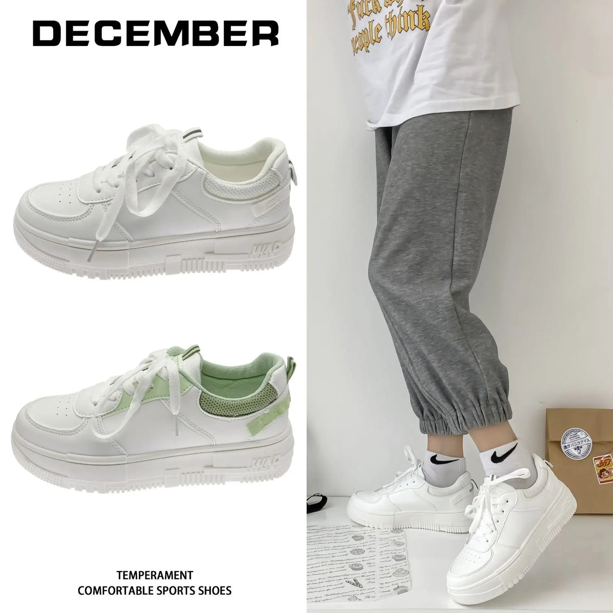 2022 Fashion Spring New Designer Hot Sale White Shoes Female Platform Sneakers Women Tenis Feminino Casual Female Shoes Woman