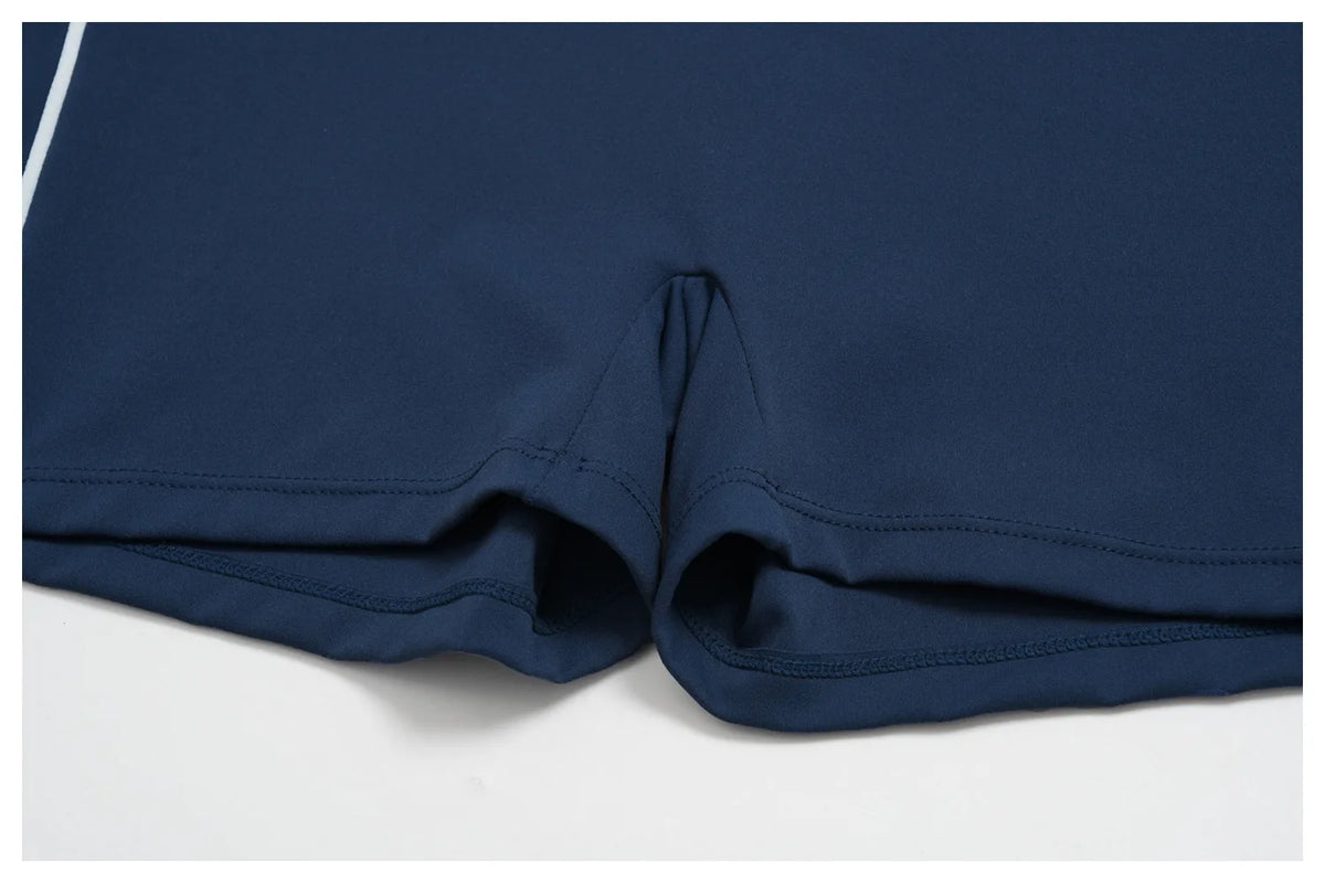 Quick Drying Shaved Tight Yoga Suit for Women Color Contrast Slim Sports Bra High Waist Shorts Running Fitness Suits Tracksuit