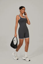 Women's Sports Jumpsuit Yoga Fitness Combination Lift Buttocks Bare Back High Elasticity Gym Sexy Sports Jumpsuit Gym Romper