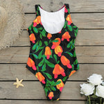 Striped Women One Piece Swimsuit High Quality Swimwear Printed Push Up Monokini Summer Bathing Suit Tropical Bodysuit Female