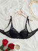 Fashion Sexy Floral Lace Bras Women Thin Push Up Brassiere Solid Comfort Breathable Lingerie Underwear