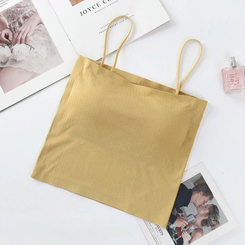Seamless Bra Summer Tube Tops Women Crop Tops with Removable Pads Sexy Lingerie Invisible Top