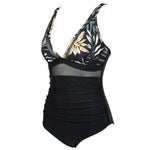 2024 Sexy One Piece Swimsuit Women Mesh Strappy Plunge Swimwear Tummy Control Bathing Suits Beach Wear Monokini Swimming Suit