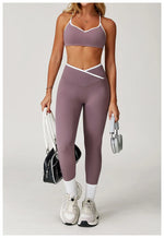 Sportswear Woman Gym Sports Bra Shorts Leggings 2 Piece Set Workout Naked Feeling Seamless Female Fitness Clothing Tracksuits