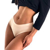 Women's Delicate Floral Lace Trim Thong Underwear Invisible Briefs Breathable Sexy Lingerie for Daily Intimate Wear