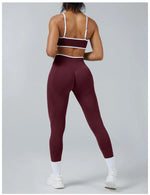 2PCS Yoga Suit Seamless Sports Set Gym Outfits Women Tracksuit Running Workout Clothes Sports Bra Athletic Wear Yoga Clothing