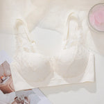 French Style Sexy Lace Underwear Set, Non-Padded Push Up Bra for Small Bust, Wirefree & Breathable, New Hot Bestseller MOYISU AB