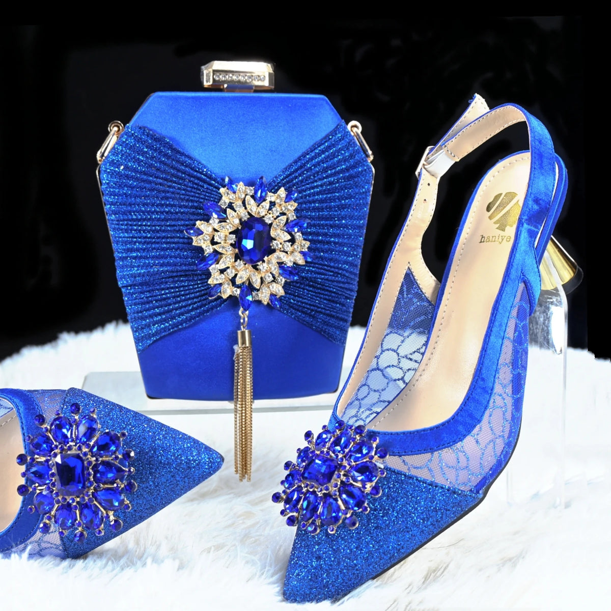 Doershow High Quality African Style Ladies Shoes And Bags Set Latest coffee Italian Shoes And Bag Set For PartyHGH1-14