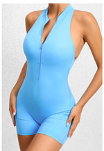 Women Yoga V Backless Jumpsuit Workout Bodysuit Sleeveless Gym Bodycon Sportswear Fitness Yoga Suit One Piece Outfit