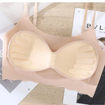 Push Up Bras For Women Non-wire Padded Bralette Japanese Style Breathable Bra Female Seamless Underwear Sexy Lingerie S-XXL Top