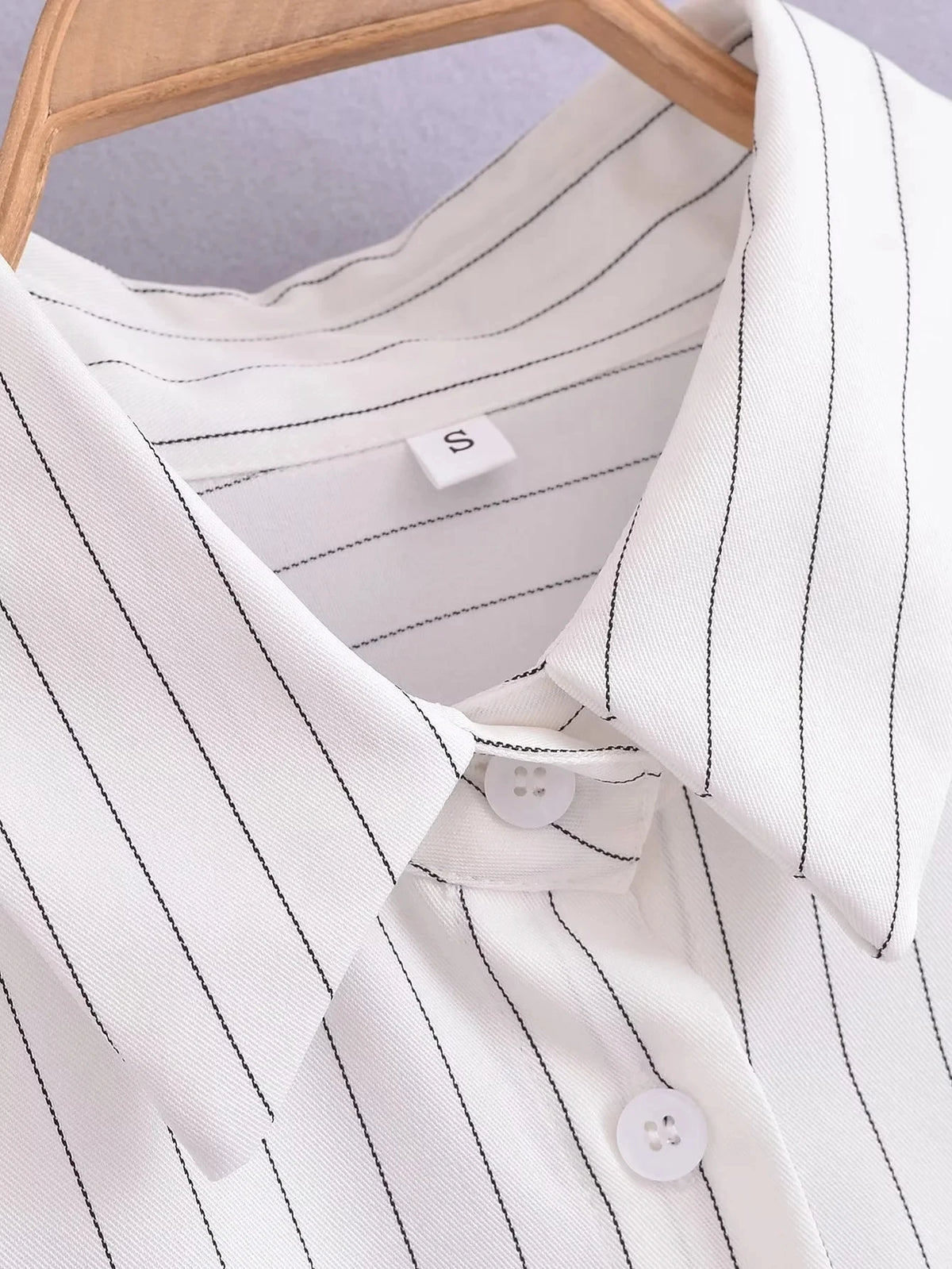 Foridol White Stripe Shirt Dress Women Autumn Spring Slit Casual Oversize Single Breasted Turn Down Collar Short Summer Dress