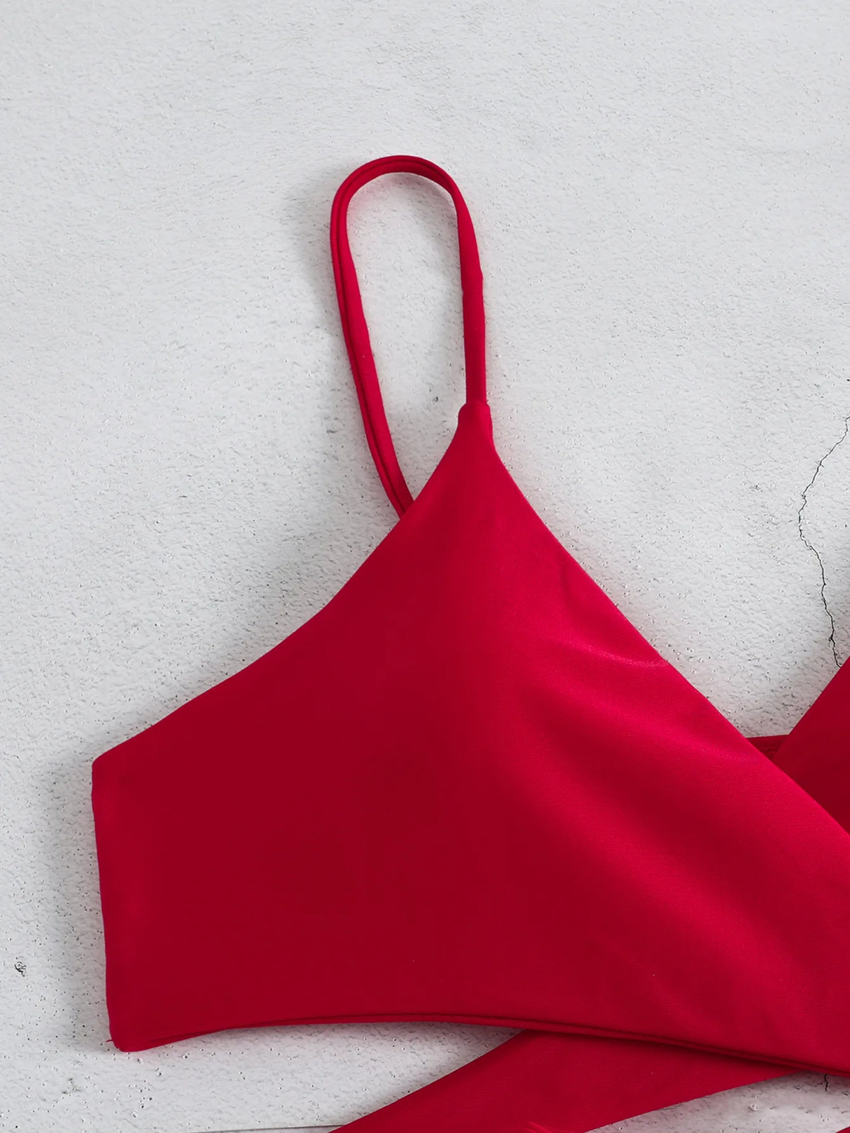 Cross Wrap High Waist Bikini Sets Sexy Red Brazilian Biquini Swimsuit Two Pieces Swimwear Women 2024 Bathing Suits Beach Wear