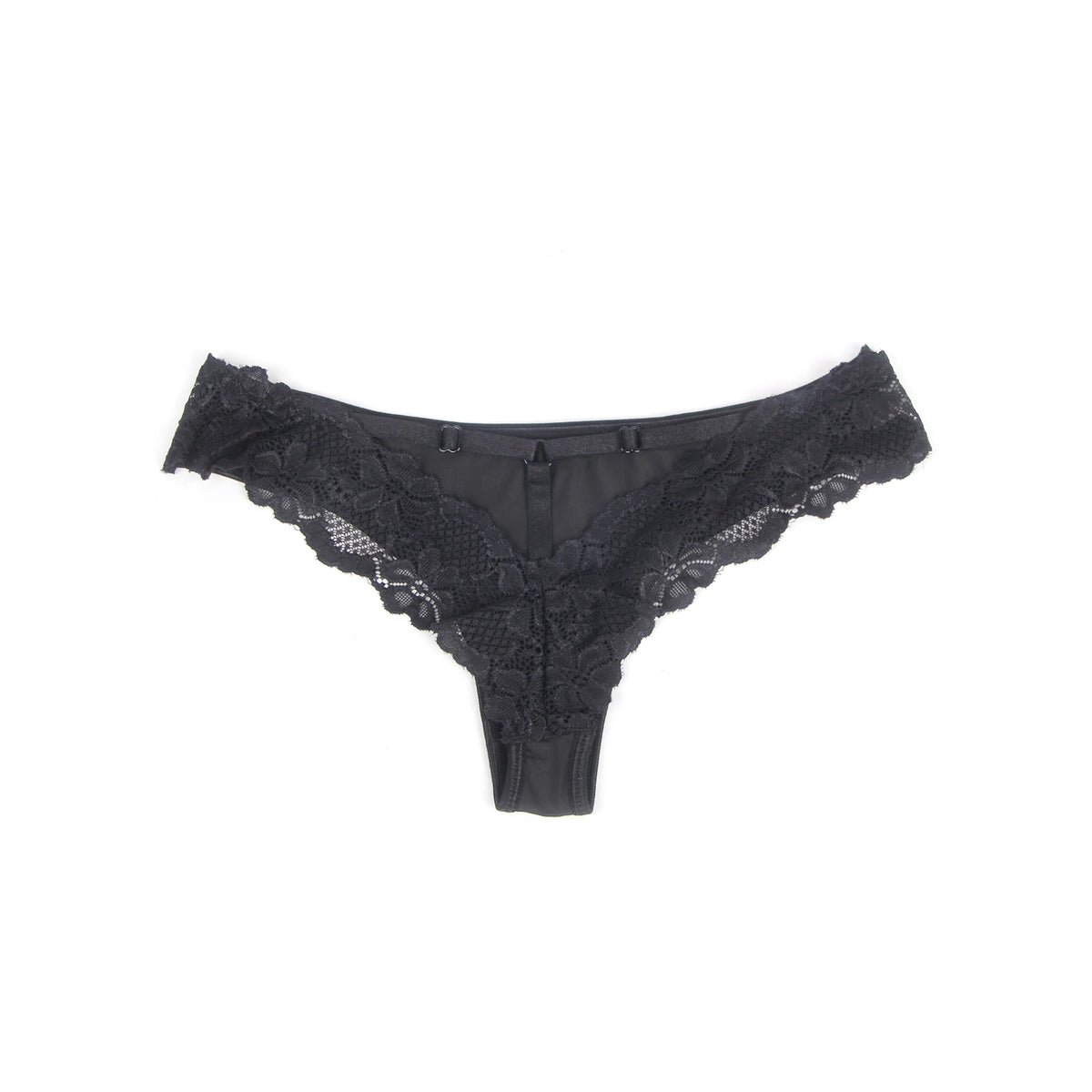 Womens Sexy Underwear Floral Lace Hollow Out Panties Cross Bandage Seamless Low Waist Lingerie Seduction Plus Size Panties Thong