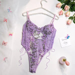 Bikini Fashion Sexy Butterfly Embroidery Slim-Fit Sexy All-Match Jumpsuit for Women