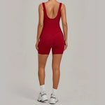 Women's Seamless Yoga Jumpsuits Fitness Sports Gym Beauty Backless Slim Fit Sling One-piece Running Workout Training Bodysuits