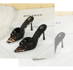 BIGTREE Summer Woman Slippers Fashion Open Toe Thin High Heels Shoes Street Style Stripper Party Slides Zapatos De Mujer