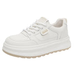 New Casual Flat Shoes Summer Running Shoes Women's Vulcanized Shoes Flat Lightweight Lace-up Fashion Lace-up Vulcanized