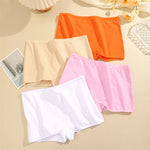 2PCS Women's Panties Cotton Seamless Sports Boxers Underwear Female Solid Color Briefs Cozy Lingerie Intimate Underpants XS-XL