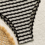 Striped Print String Halter Bandeau Bikinis Sets 2026 Sexy Swimsuit Women Ruched Swimwear Bathing Suit Brazilian Bikini Mujer