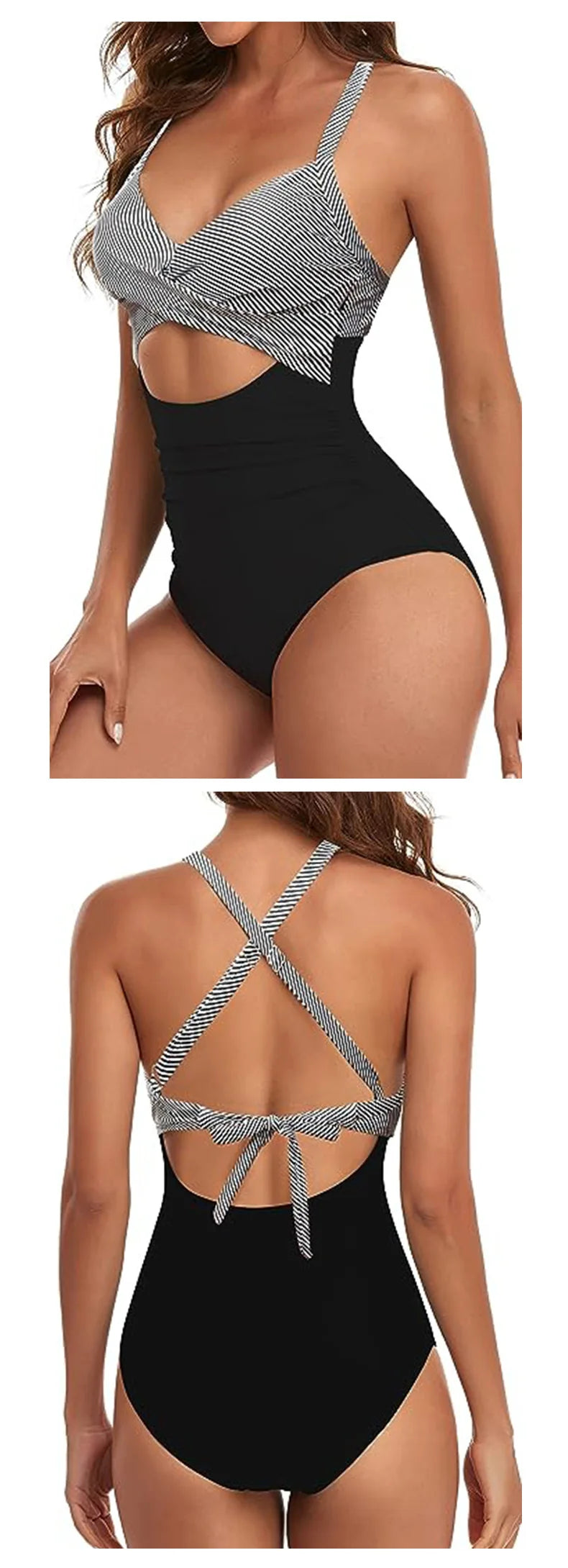 Leopard One Piece Swimsuit 2024 New Halter Push Up Swimwear Women Swimsuit Bathing Suit Beachwear Monokini Female Swimming Suits