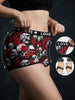 Women's Boyshort Underwear High Waist Seamless Panties Skull Tummy Control Comfortable Ladies' Lingerie 1XL-4XL