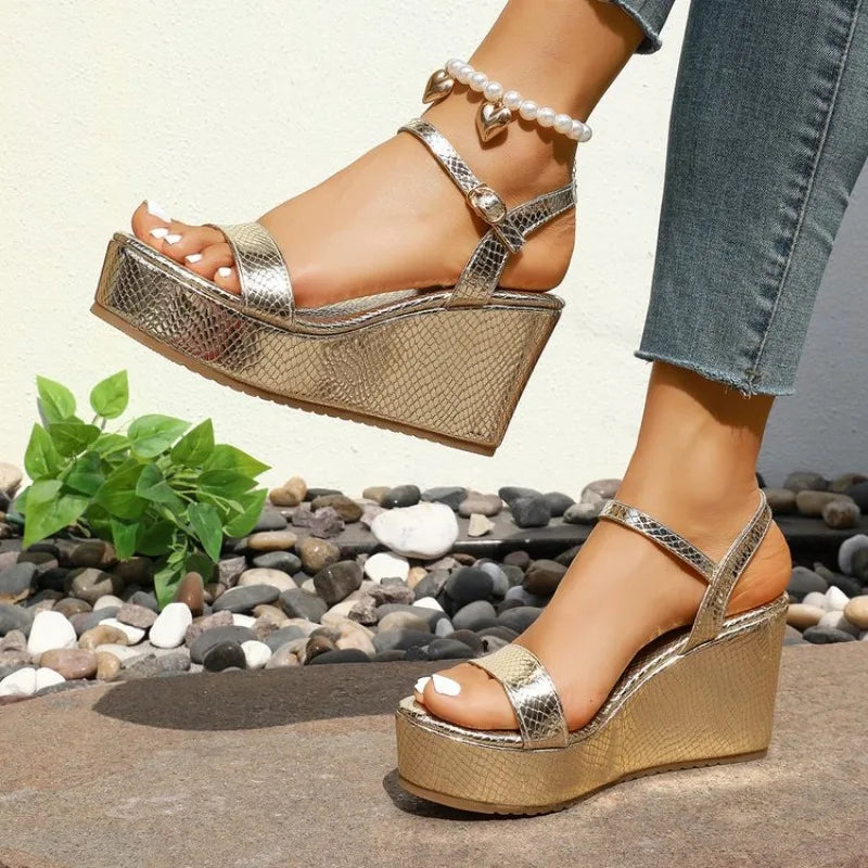 Sommer Platform Sandals 2026 Fashion Women Strap Gladiator Sandal Wedges Shoes Casual