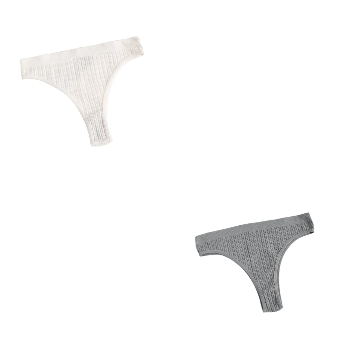 2Pcs/Set Seamless Panties Women Low Rise Panty Soft Solid Color Briefs Sexy Sports Underwear Female Underpants Lingerie M-XL