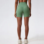 Hearuisavy Summer Soft Sports Shorts Buttock Lift Gym Leggings Women High Waist Yoga Shorts Women Running Cycling Workout Shorts