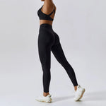 2/3PCS Yoga Set Gym Clothes Sportswear Yoga Suits For Women Tracksuit Fitness Set Tracksuits Sports Bra Gym Leggings Yoga Top