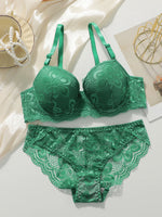 2-piece hot selling lace gathering and lifting bra set sexy women's bra underwear A2123