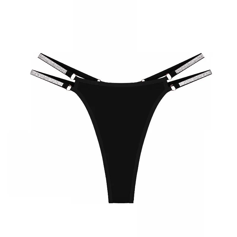 1pcs Green New Year Sexy Women g-string Underwear Breathable Elegant Female Lingerie Shiny Lady thongs Low Rise Fashion Panties