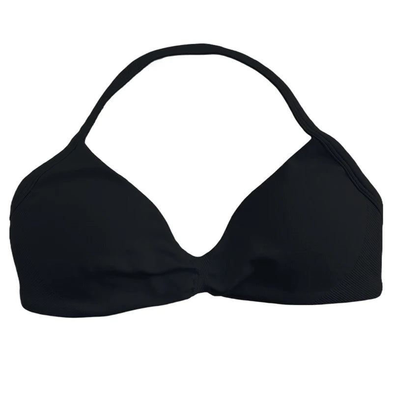 Strappy Sports Bra Seamless Women Clothes Halter Padded Yoga Bra Backless Gym Top Bras Fitness Scrunch Workout Yoga Tank Tops