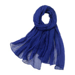 Solid Color Chiffon Scarf Fashionable Lightweight Neck Scarf For Women Summer Neck Sun Protection Silk Scarf Shawl 170*70cm