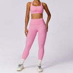 2/3PCS Yoga Set Gym Clothes Sportswear Yoga Suits For Women Tracksuit Fitness Set Tracksuits Sports Bra Gym Leggings Yoga Top