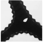 1pcs Plus Size Women's Low-Waist Thong Panty Cute Girl Style Seamless Bowknot Lace Panties Trim Lightweight Breathable Underwear