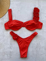 DEKA Brazilian Micro Floral Bikinis Set New Women Thong Swimsuit Sexy Female Push Up Swimwear Bathing Biquini Swimming Suits