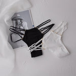 Ice Silk Seamless G String Lace Women Panties Sexy Thong Girls Underwear Female Briefs Low Waist Intimates Fitness Lingerie