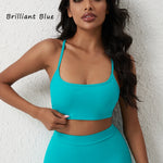 DIAS FIT JOY New style cross back yoga bra Plus Size removable chest cushion sexy back sports vest fitness running gym