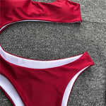 2026 Asymmetric One Shoulder Women Swimwear One Piece Swimsuit Female Monokini Bather High Cut Out Bathing Suit Swim Bodysuit