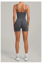 Outdoor Backless Yoga One Piece Suit Women Multiple Wearing Methods Sleeveless Slim Fit Pocket Stretch Sports Fitness Jumpsuit