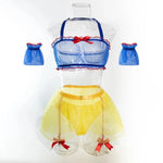 Toucheart Sexy Lingerie Sexy Uniform Maid Outfit Erotic Cosplay Sexy Costume For Women Transparent Mesh Role Play Outfit Garter
