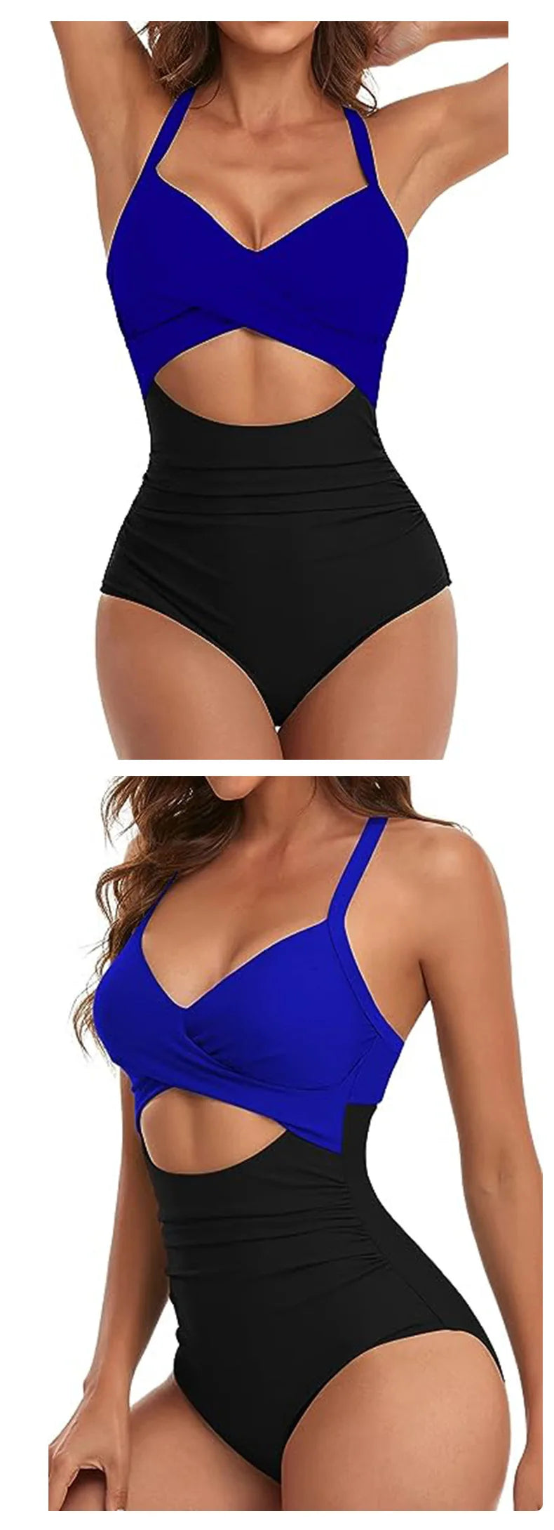 Leopard One Piece Swimsuit 2024 New Halter Push Up Swimwear Women Swimsuit Bathing Suit Beachwear Monokini Female Swimming Suits