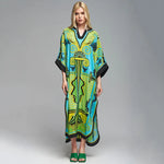 2026 Women Swimsuit Beach Cover Up dress Sleeve Kaftan Beach Tunic Long Pareos Bikinis Cover ups Summer Robe Plage Beachwear