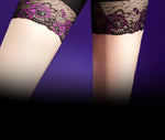 High Lace Waist Sexy Panties 5D Oil Shiny Glossy Sheer See Through Boxers Package Hip Boyshort Woman Safety Shorts Underwear