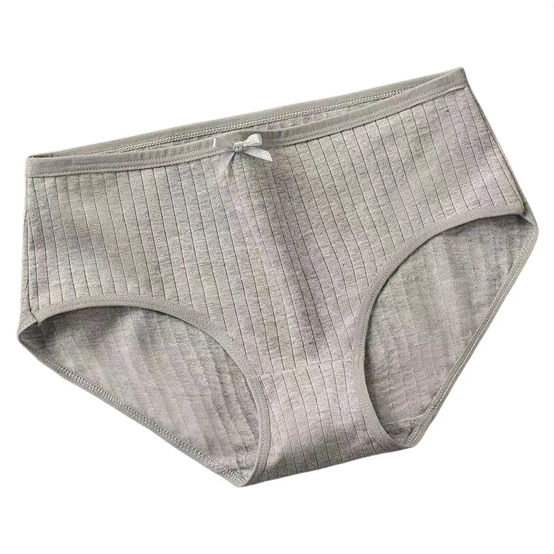 1Pc Cotton Panties Women Sexy Briefs Women's Underpants Low Waist Comfy Breathable Lingerie Seamless Underwear Intimates