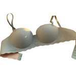 Women Push-Up Bra Demi Cup Underwear Heart Print Non-wired 1/2 Cup No Show Bras Sexy Lingerie Padded Thin Straps Brassiere S-XL