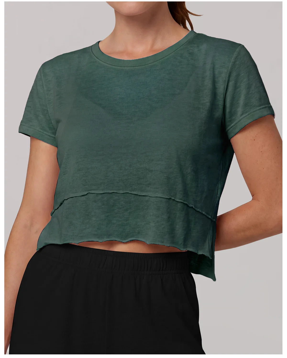 Quick Drying Pink Black Yoga T Shirts Women Short Sleeve O Neck Loose Fitness Tops Outdoor Lightweight Ruffles Short T-shirts